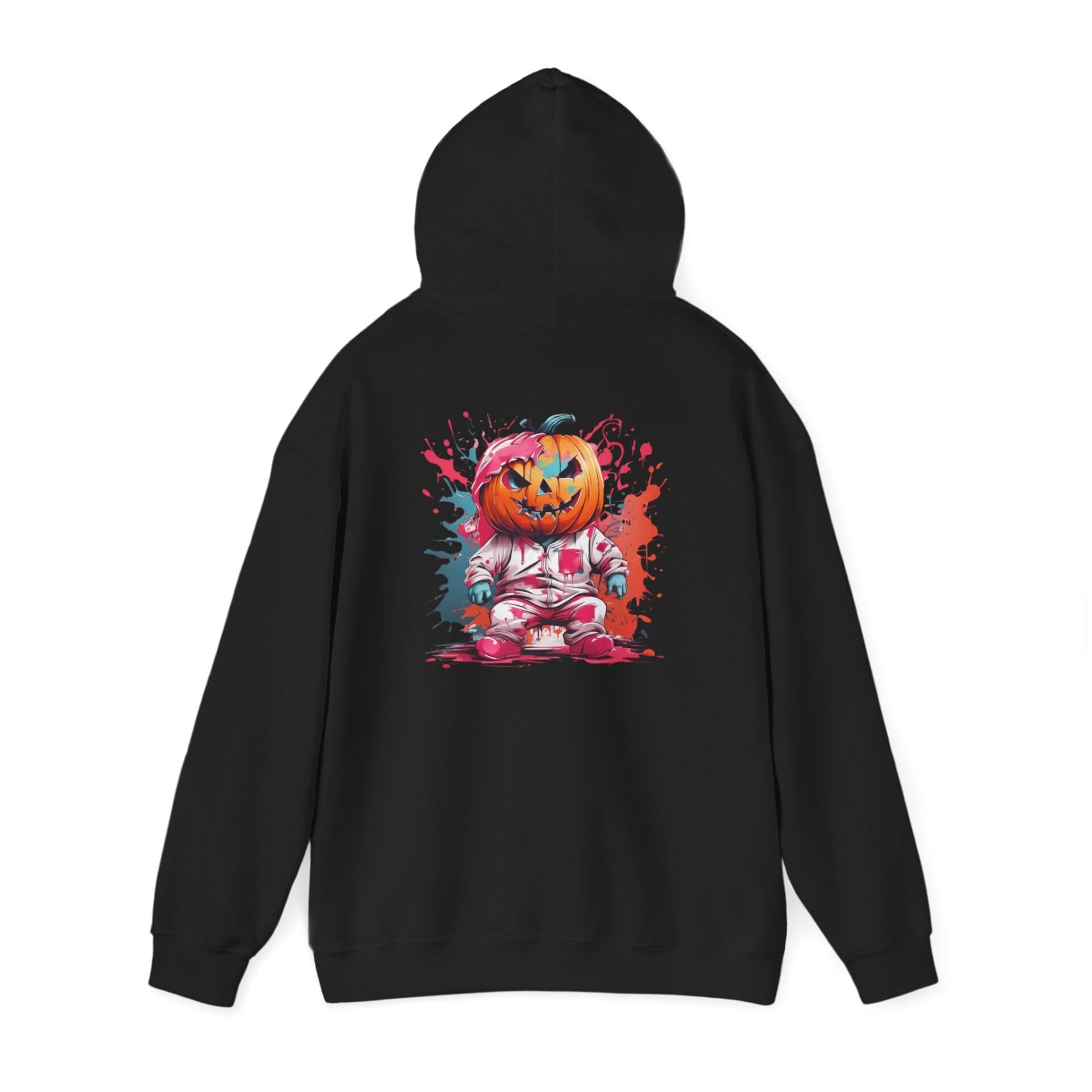 Sudadera Con Capucha Unisex De Mezcla Pesada™ De Halloween Pumpkin Man